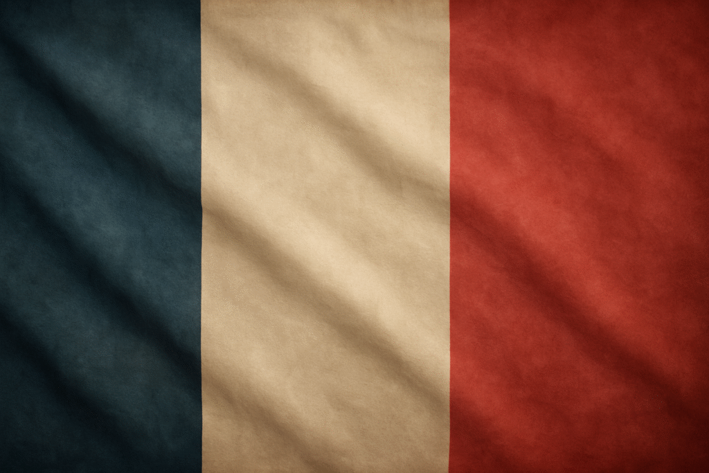 Flag of France — an allegory of polarization in the short story “The Coin.”