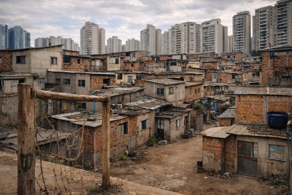 Fim dos campos de futebol e das peladas de rua.