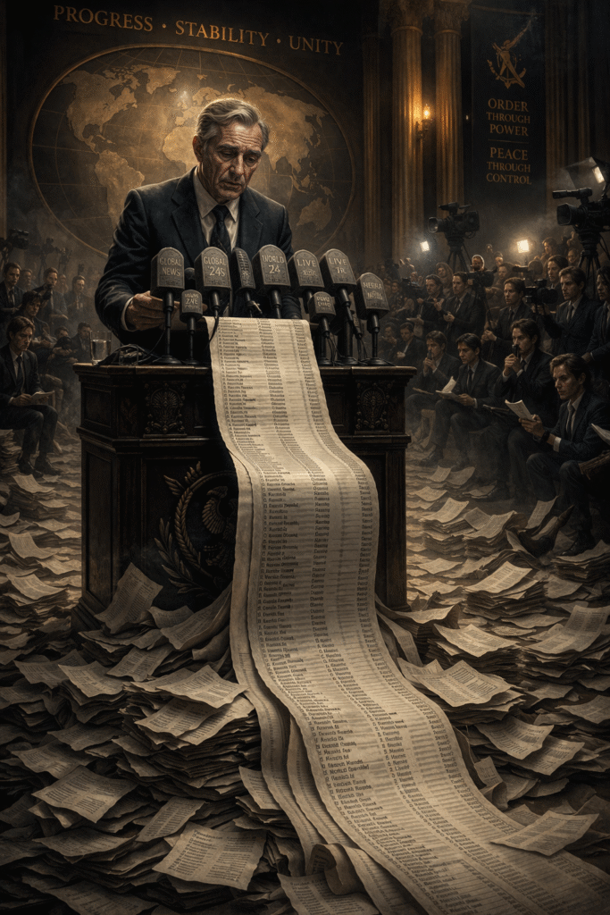 Coletiva de imprensa em Ameríndia